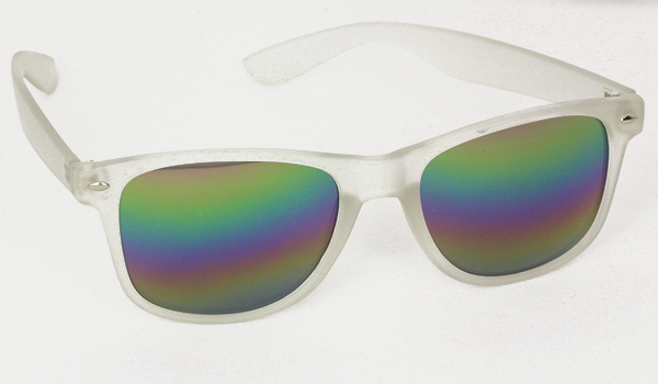 Mat wayfarer solbrille - Design nr. 3040