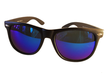Wayfarer solbrille m/ blåligt multiglas - Design nr. 467