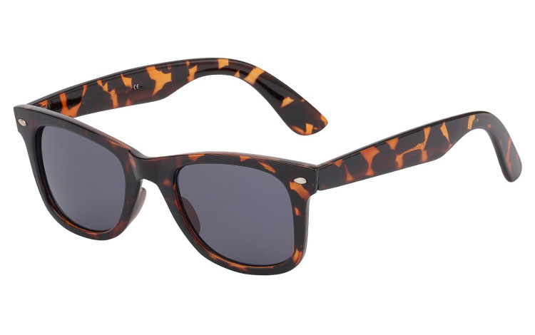 Wayfarer solbrille i skildpaddebrun - Design nr. 534