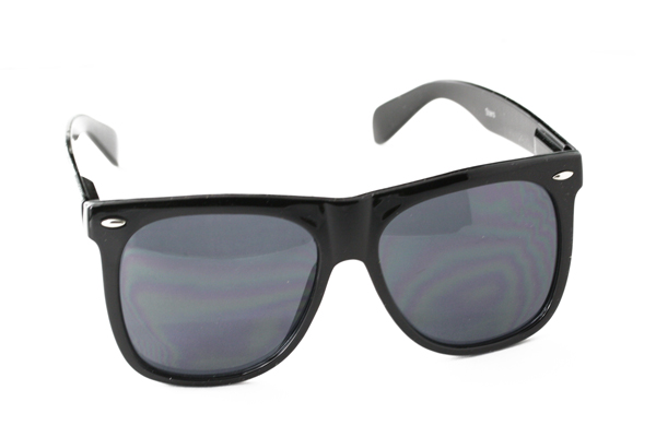 Stor sort wayfarer solbrille - Design nr. 880