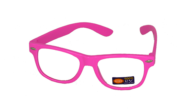 Børne brille i pink wayfarer - Design nr. 938