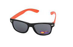 Børne wayfarer i sort-orange
