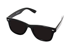 Wayfarer med mørkt glas (smallere)