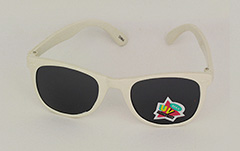Hvid børnesolbrille